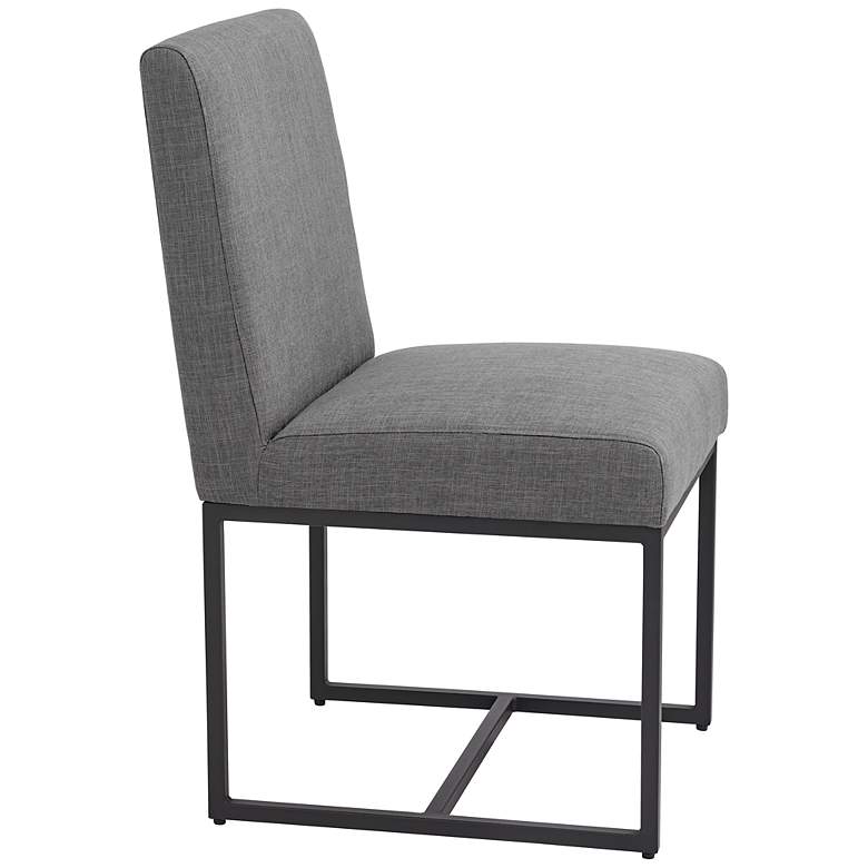 Image 7 Myles Gray Fabric Dining Chairs Set of 2 more views