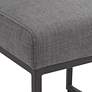 5_Myles Grey Fabric and Black Metal Dining Chair more views