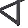 6_Myles Grey Fabric and Black Metal Dining Chair more views