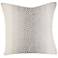 Myles Ivory Pillow - Down Feather Insert