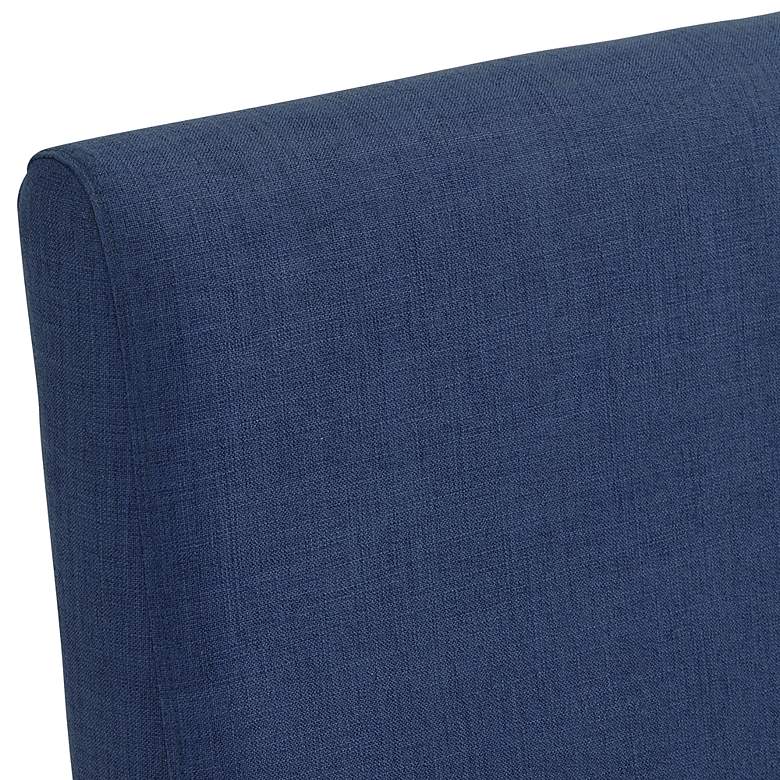 Image 3 Myles Navy Blue Fabric Dining Chairs Set of 2 more views
