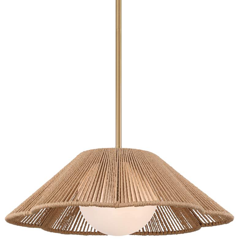 Image 3 Mylinh 22 1/4" Wide Natural Rope Pendant Light
