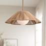 3_Mylinh 22 1/4" Wide Natural Rope Pendant Light