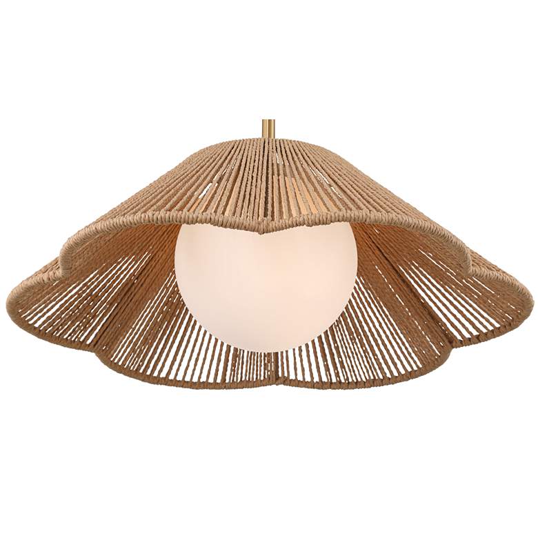 Image 6 Mylinh 22 1/4" Wide Natural Rope Pendant Light more views
