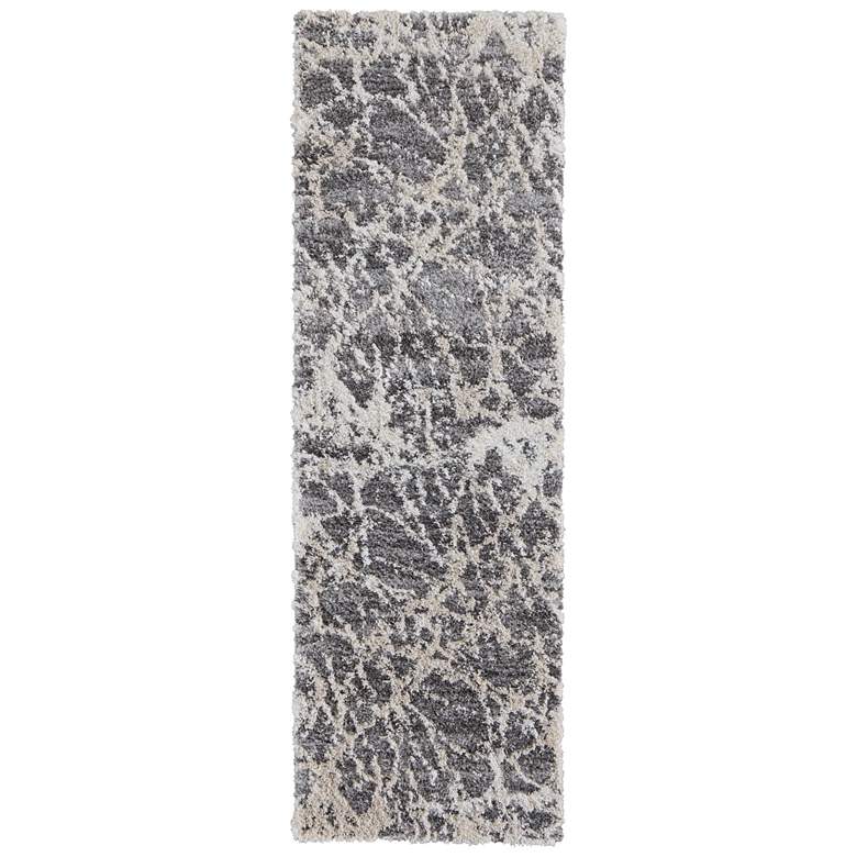 Image 1 Mynka Transitional Abstract Soft Indoor Gray Area Rug 39IDF