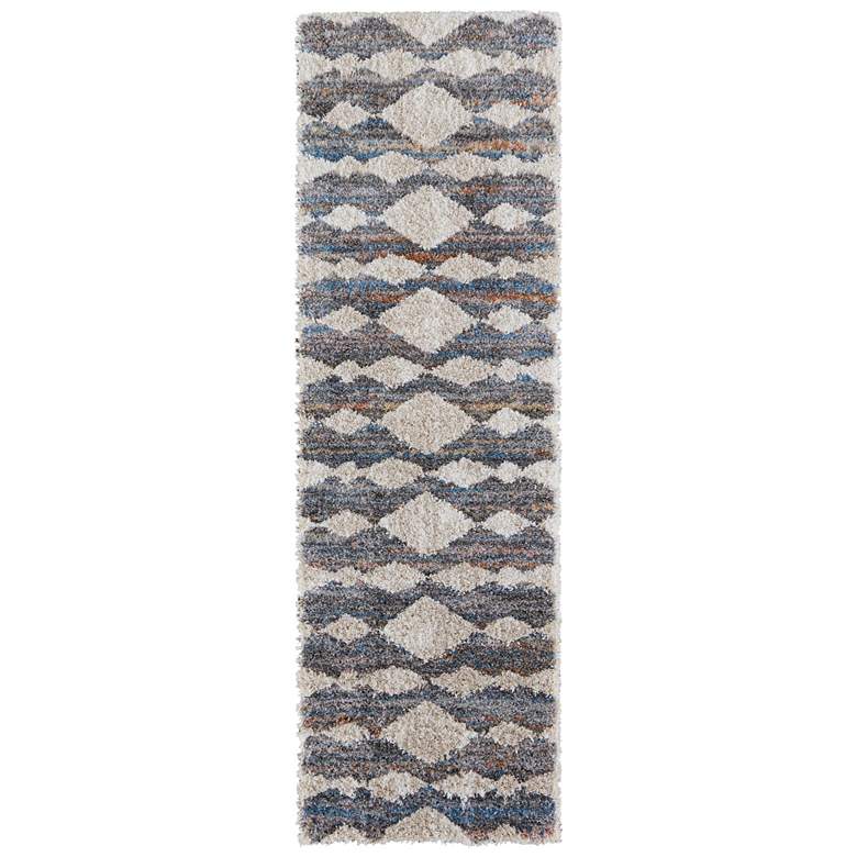 Image 1 Mynka Transitional Diamond Soft Indoor Tan Area Rug 39IFF