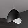 Thumbnail1 of Myra 15" Wide Large Black Pendant