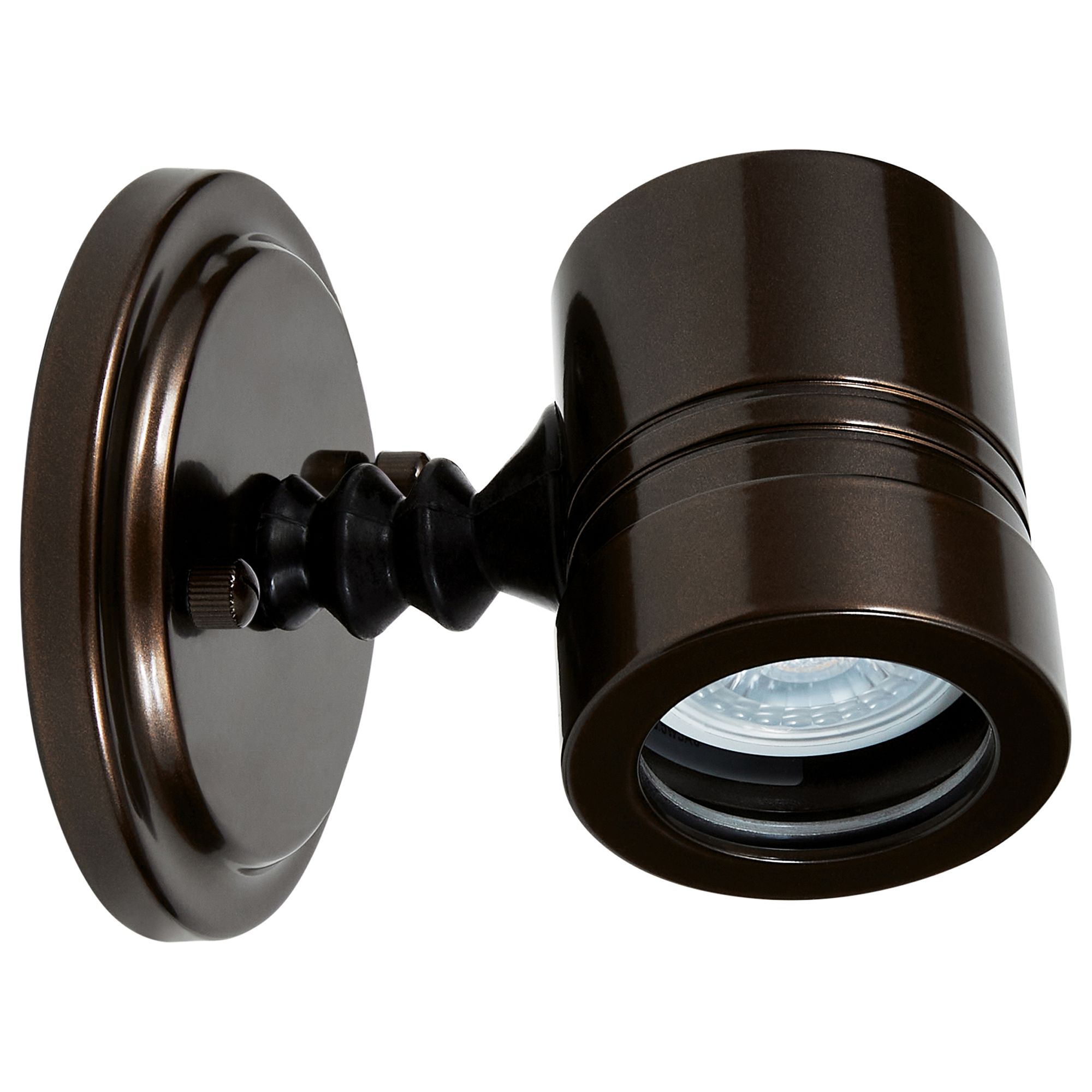 Myra Collection Bronze Outdoor Halogen Spotlight in scene