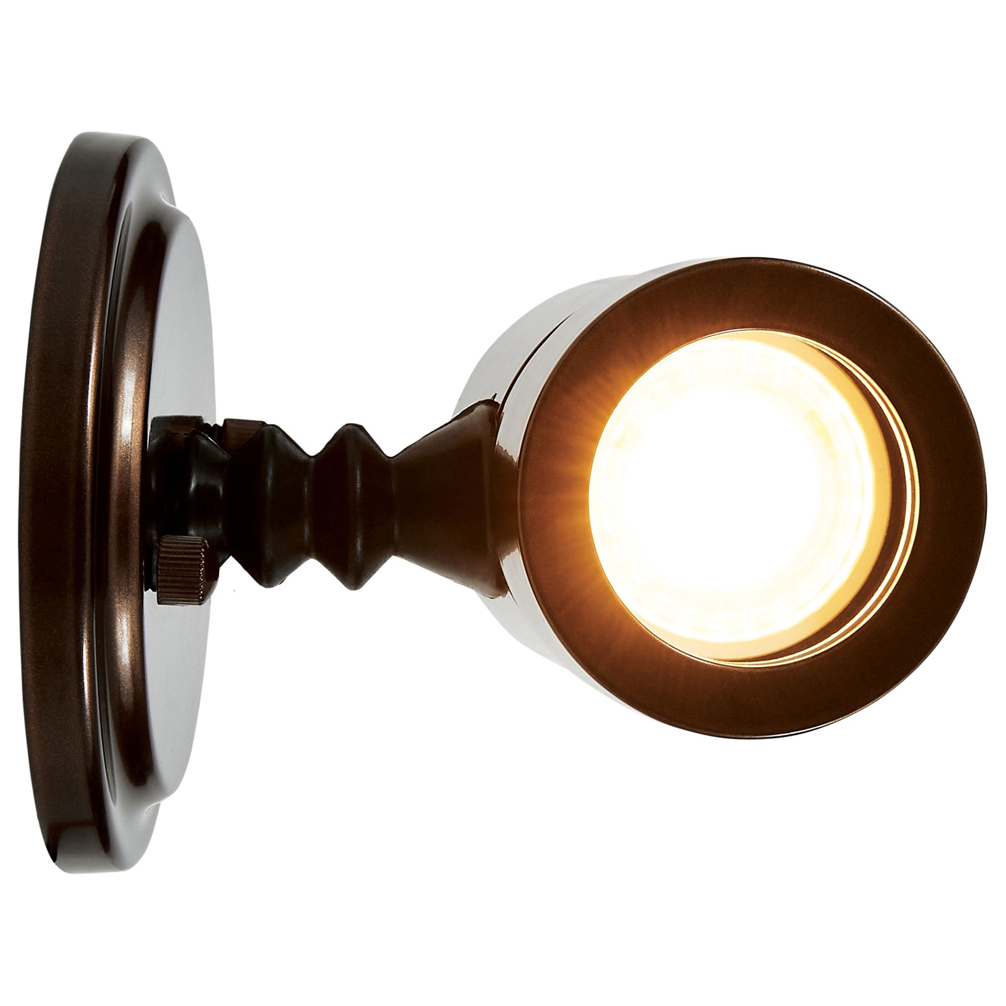 Myra Collection Bronze Outdoor Halogen Spotlight in scene