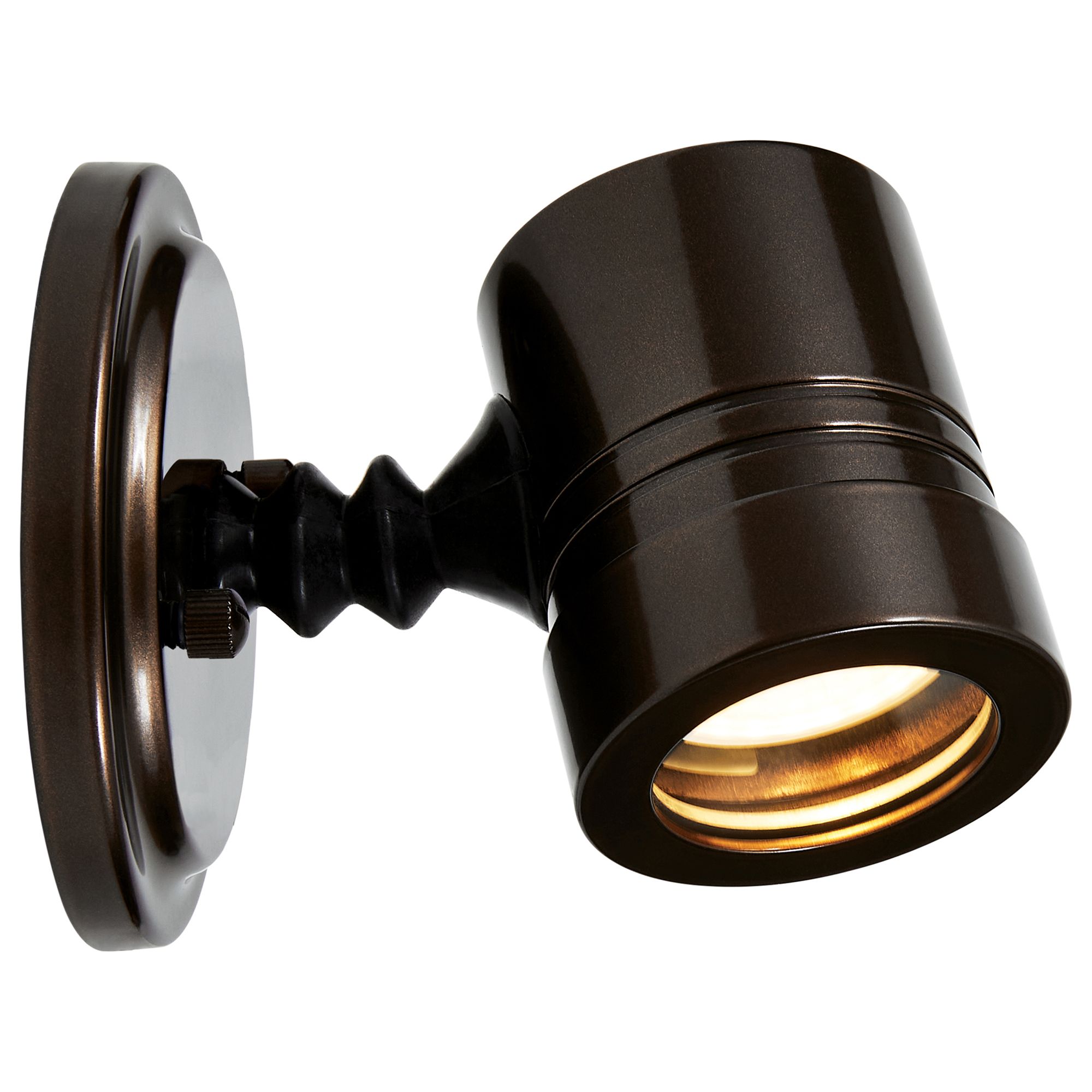 Myra Collection Bronze Outdoor Halogen Spotlight in scene