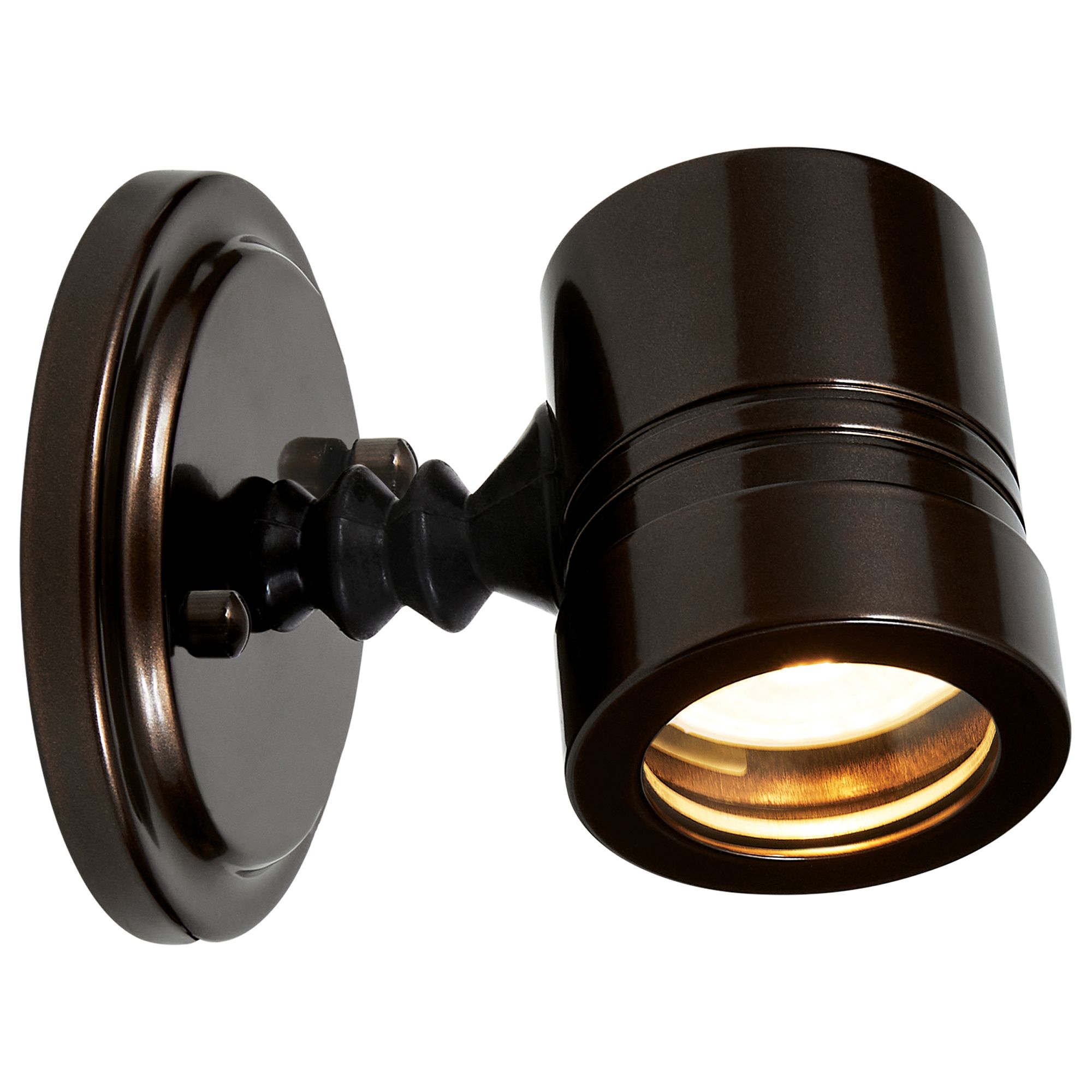 Myra Collection Bronze Outdoor Halogen Spotlight in scene