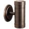 Myra Dual 6 1/2" High Bronze LED Outdoor Wall Light