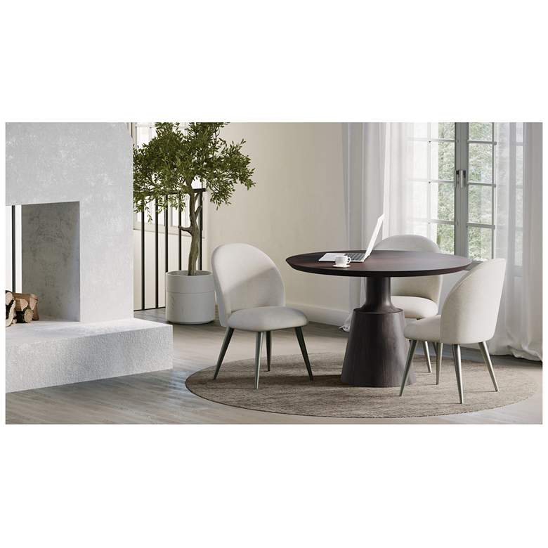 Image 5 Myron Dining Table Dark Brown more views