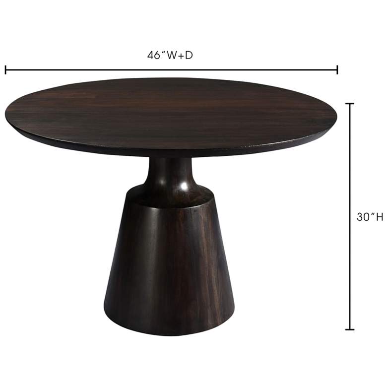 Image 6 Myron Dining Table Dark Brown more views