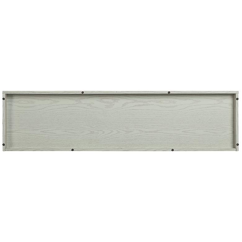 Image 7 Myrtle 60" Wide Cream Oak Wood 2-Door TV Stand more views