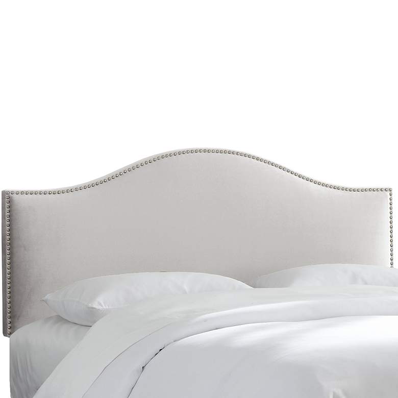 Image 1 Mystere Dove Arched Queen Headboard