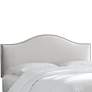 Mystere Dove Arched Queen Headboard