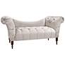 1_Mystere Dove Gray Fabric Tufted Chaise