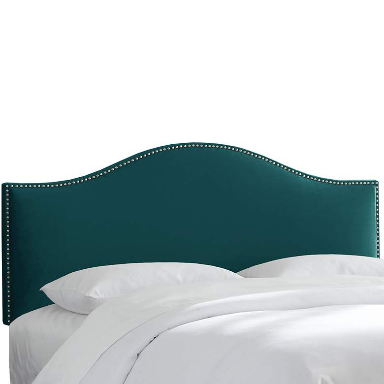 Image 1 Mystere Peacock Arched Queen Headboard