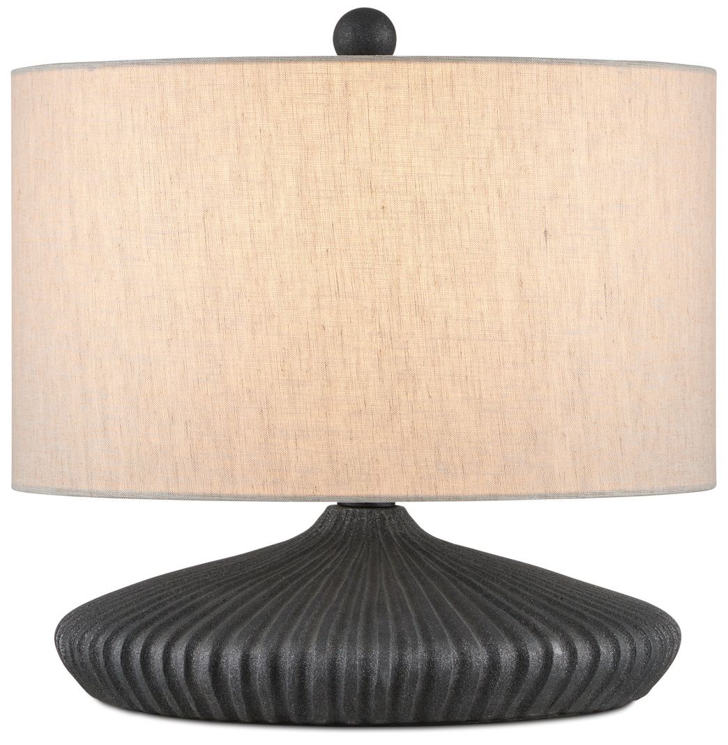 Image 2 Mythmaker 17"H Black Granite Terracotta Accent Table Lamp
