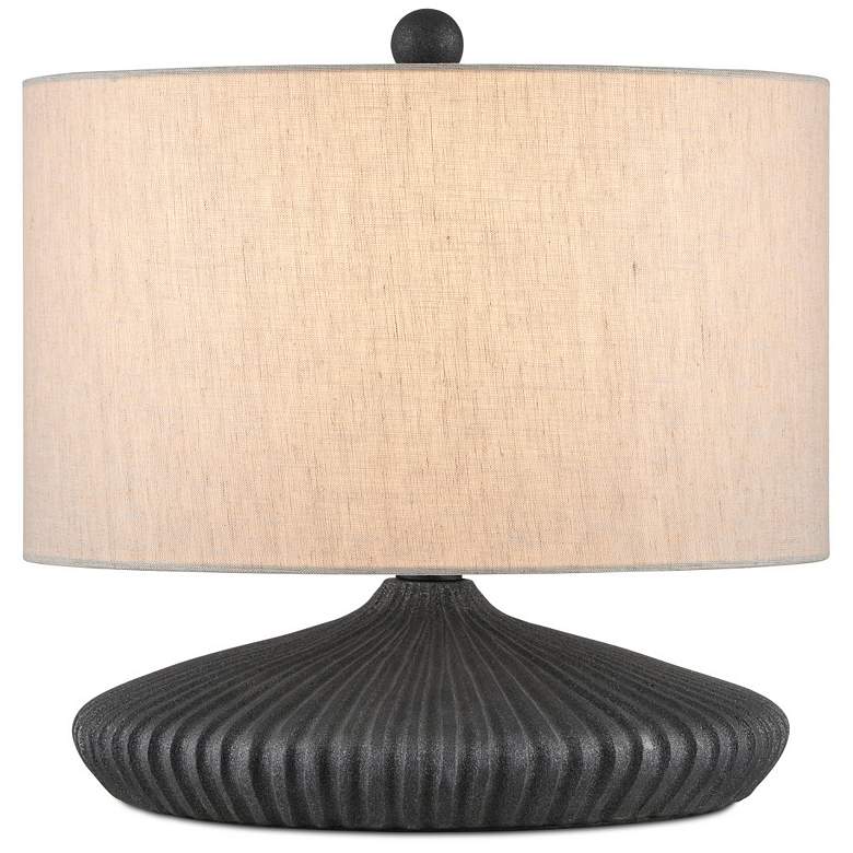 Image 2 Mythmaker 17"H Black Granite Terracotta Accent Table Lamp
