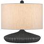 2_Mythmaker 17"H Black Granite Terracotta Accent Table Lamp