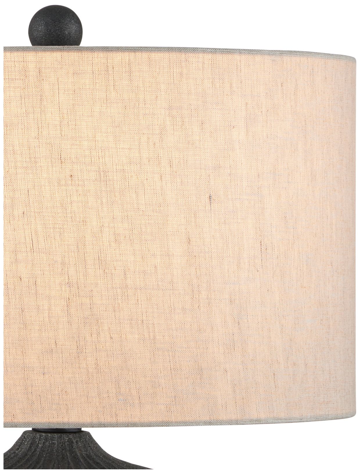 Image 4 Mythmaker 17"H Black Granite Terracotta Accent Table Lamp more views