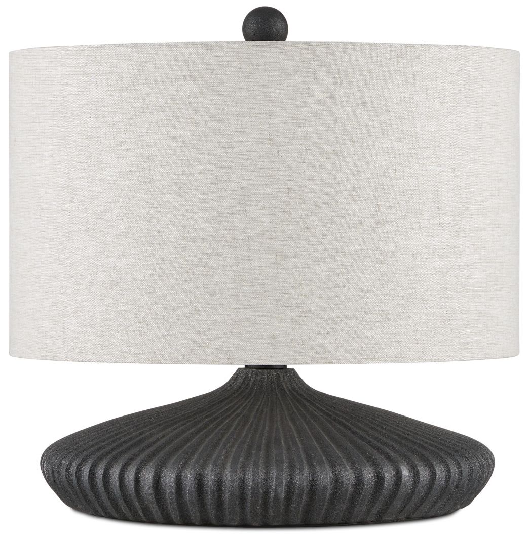 Image 5 Mythmaker 17"H Black Granite Terracotta Accent Table Lamp more views