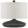 5_Mythmaker 17"H Black Granite Terracotta Accent Table Lamp more views