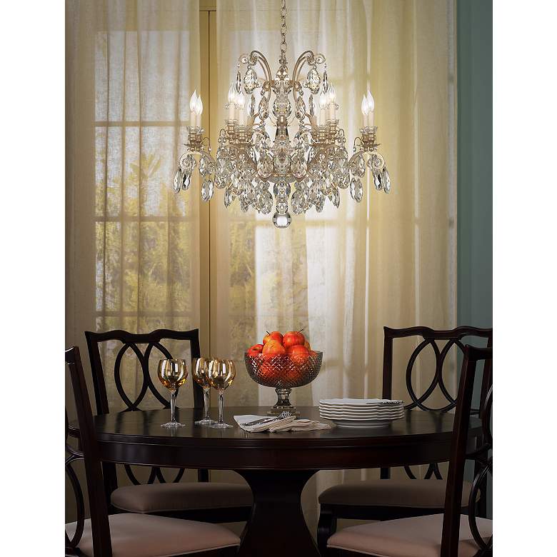 Image 1 Schonbek Renaissance Collection 33" Traditional Crystal Chandelier in scene