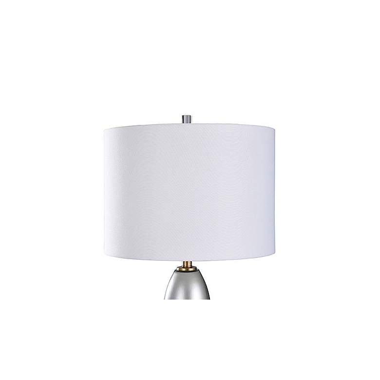 Image 5 Nabanil Silver and Gold Steel Table Lamp more views