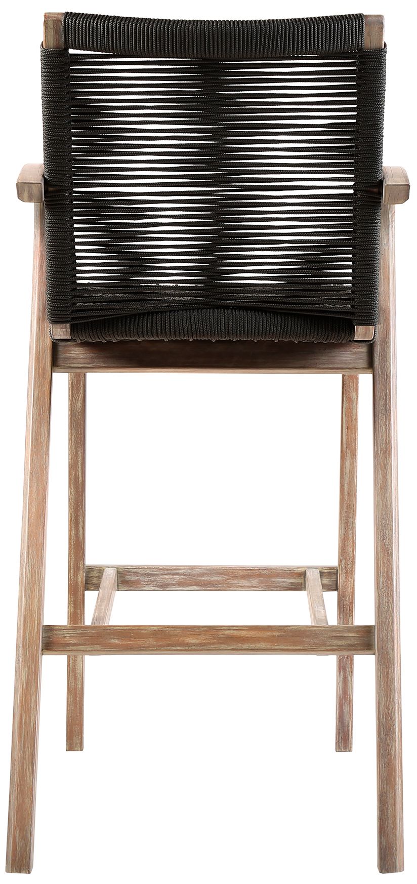 Image 6 Nabila Outdoor Light Wood and Rope Counter and Bar Height Stool more views