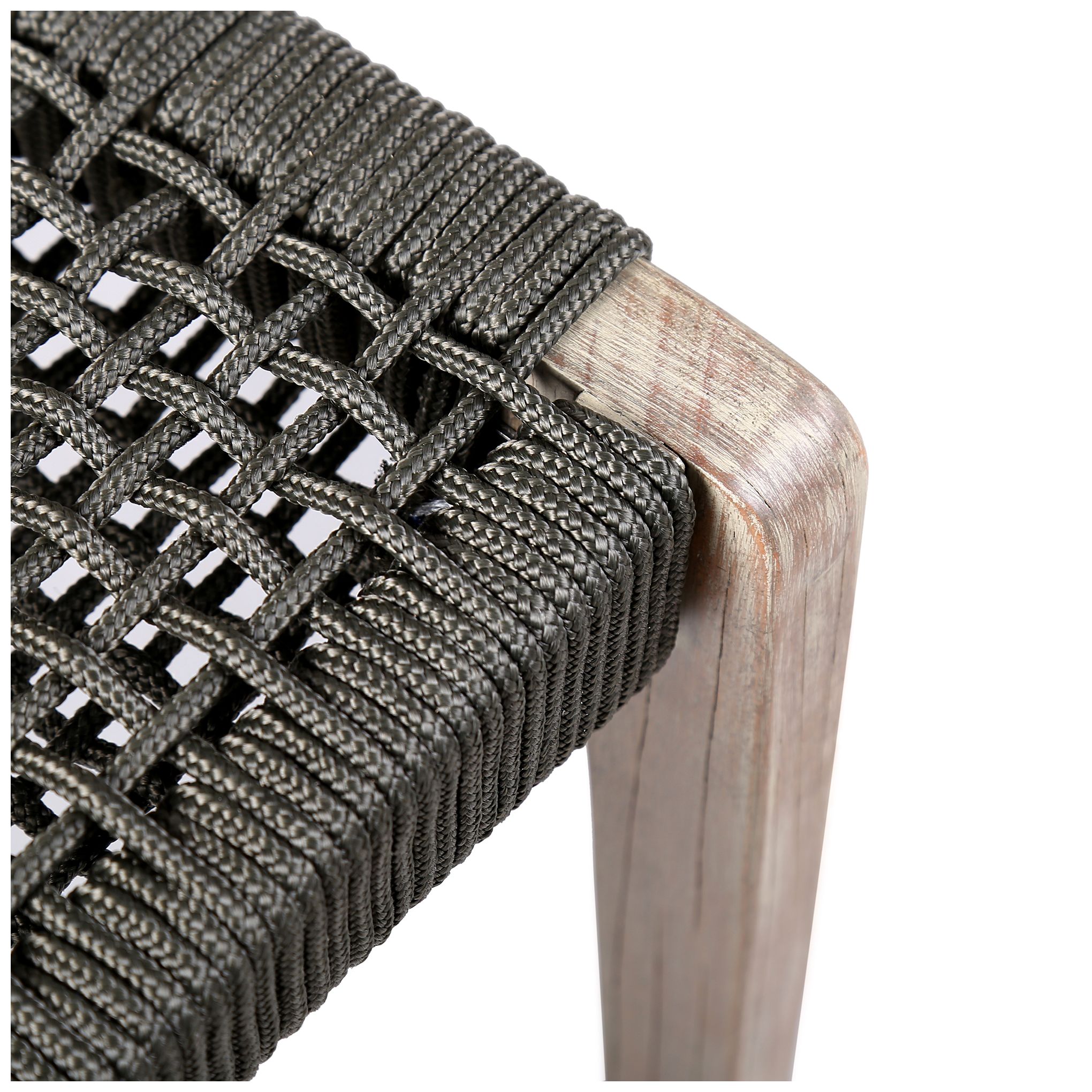 Image 7 Nabila Set of 2 Outdoor Light Eucalyptus Wood and Rope Dining Chairs more views