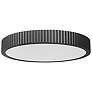 2_Nabisco 18" Wide Matte Black LED Ceiling Light