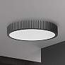 1_Nabisco 18" Wide Matte Black LED Ceiling Light