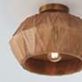 4_Nadeau 15" Wide Light Patinaed Brass Ceiling Light more views