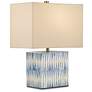 1_Nadene 17 1/2" High Blue and White Accent Table Lamp