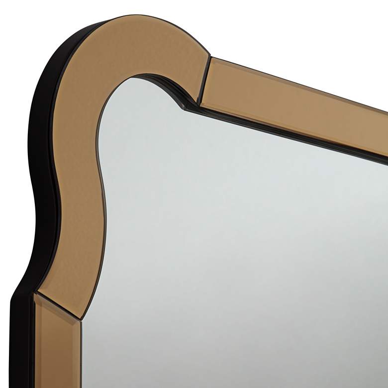 Image 3 Nadia 27" x 39" Warm Gold Rectangular Wall Mirror more views