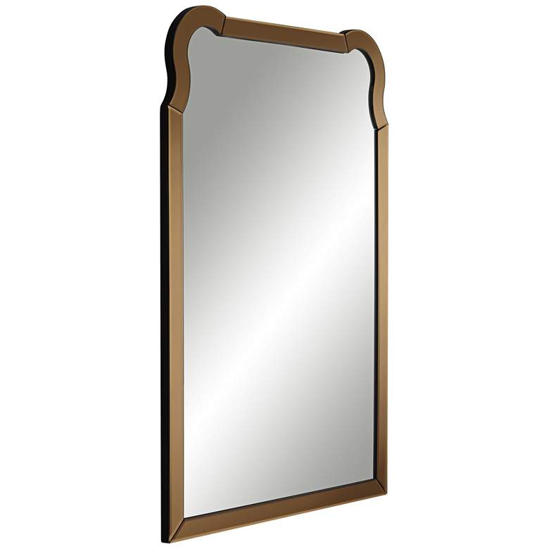 Image 5 Nadia 27" x 39" Warm Gold Rectangular Wall Mirror more views