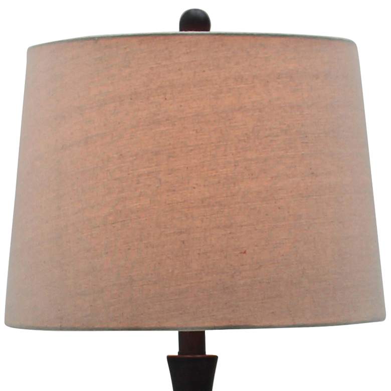 Image 3 Nadia 28" Oil-Rubbed Bronze Genie Bottle Metal Table Lamp more views