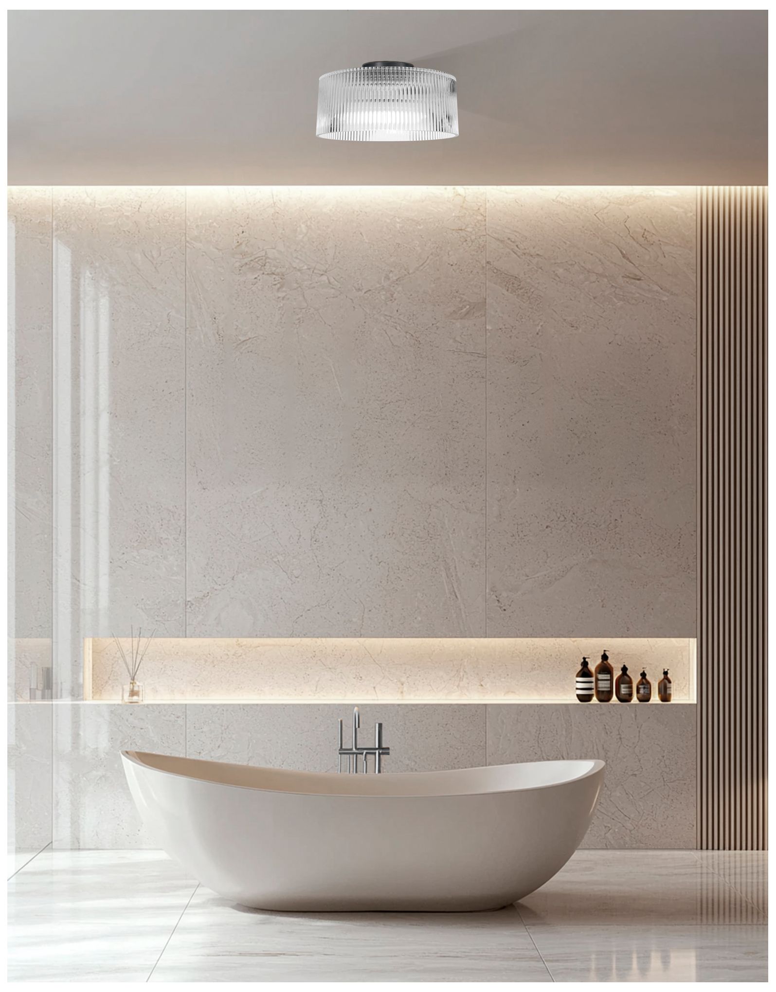 Image 2 Nadine 11.75" Wide 1 Light Matte Black Flush Mount more views