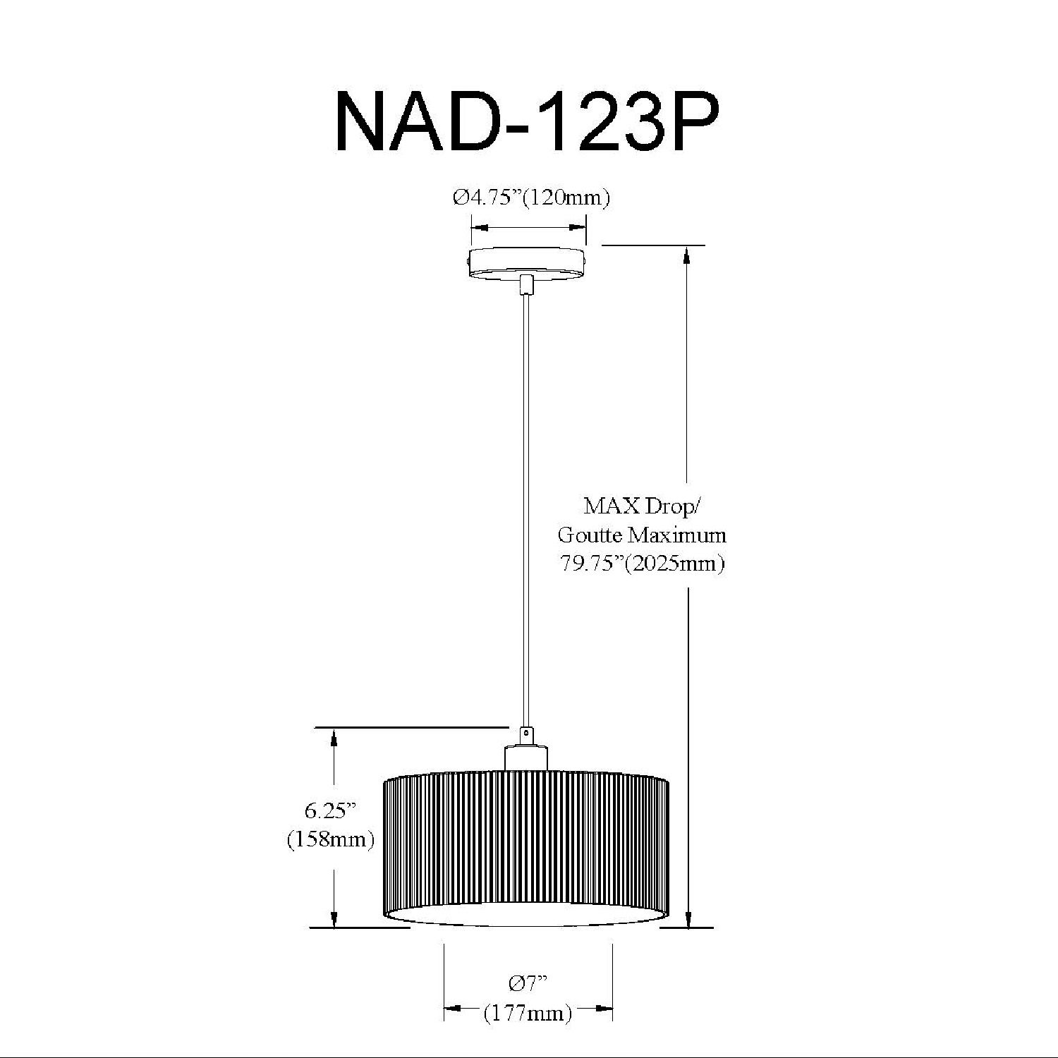 Image 4 Nadine 11 3/4" Wide Matte Black Mini Pendant more views