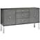 Nadine 60 1/4" Wide 2-Door 3-Drawer Modern Credenza