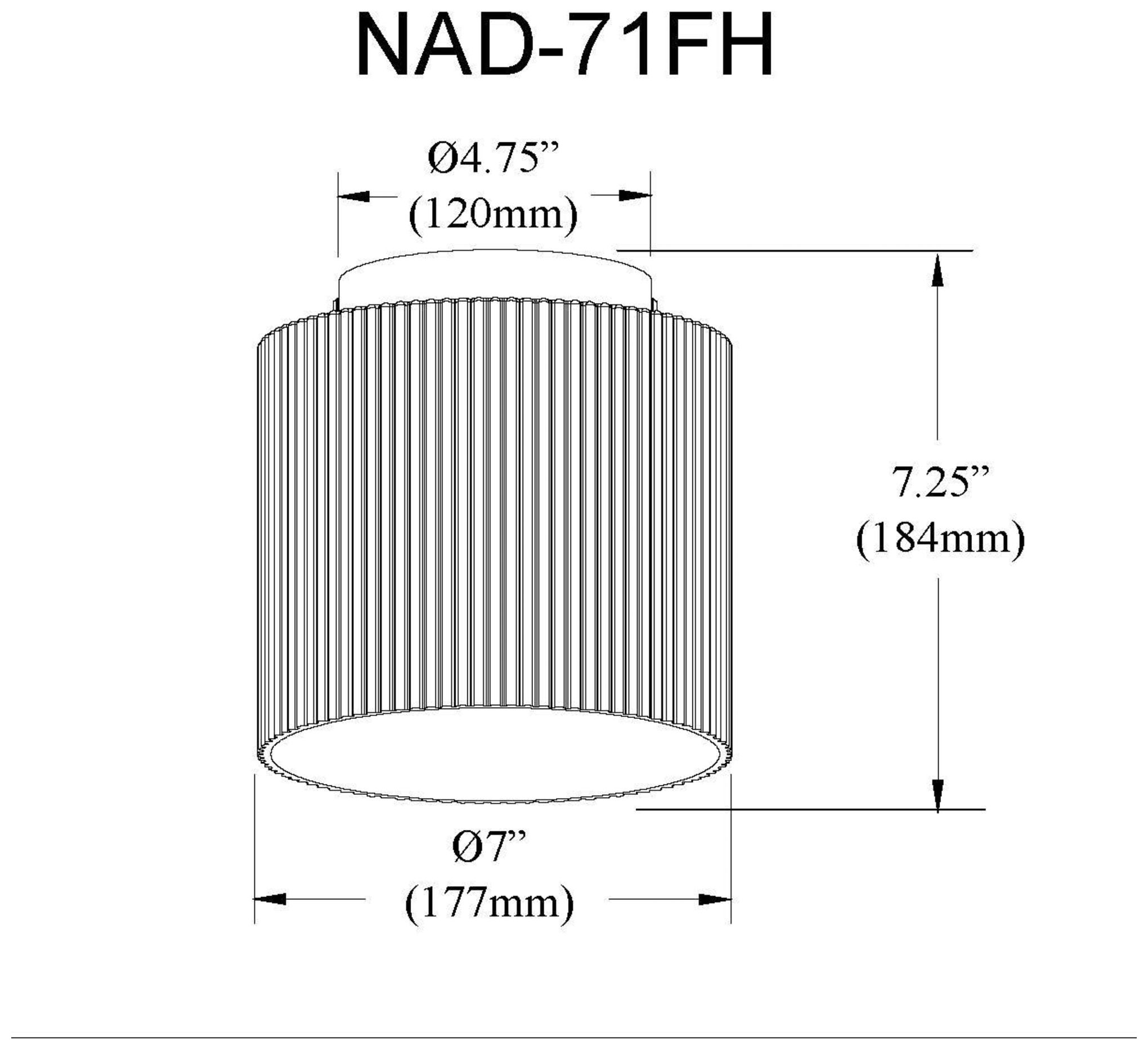 Image 2 Nadine 7" Wide Matte Black Ceiling Light with Clear Glass more views