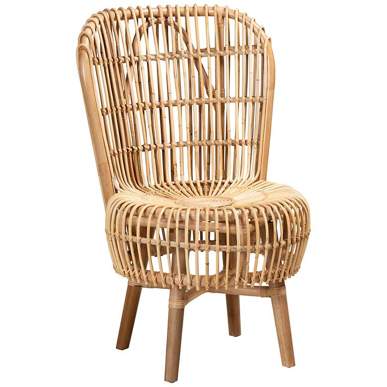 Image 2 Nagoya Natural Brown Rattan Tall Lounge Chair