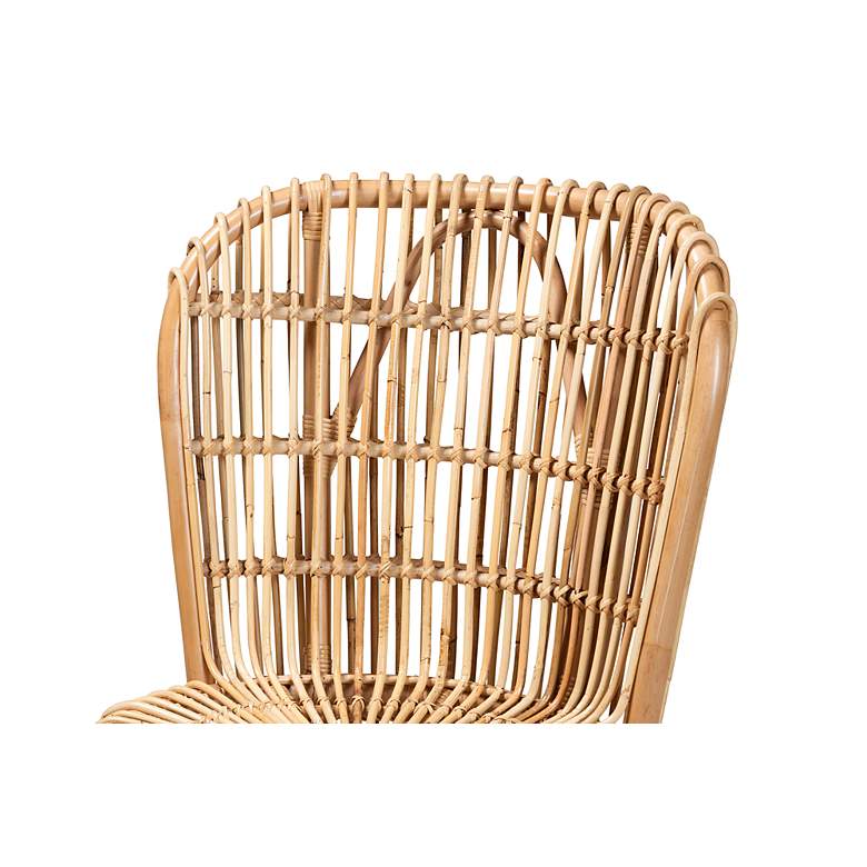 Image 3 Nagoya Natural Brown Rattan Tall Lounge Chair more views
