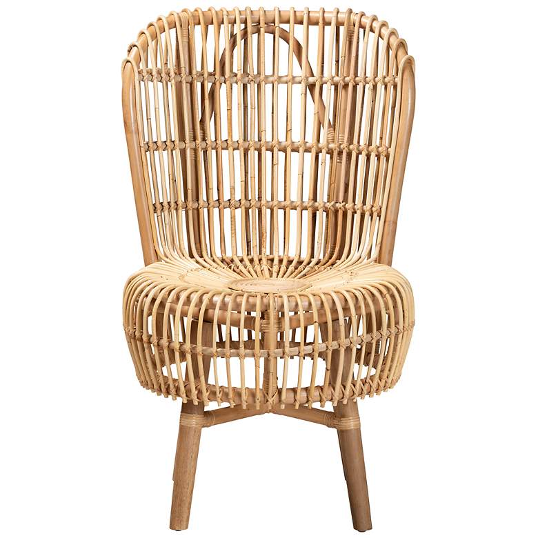 Image 6 Nagoya Natural Brown Rattan Tall Lounge Chair more views