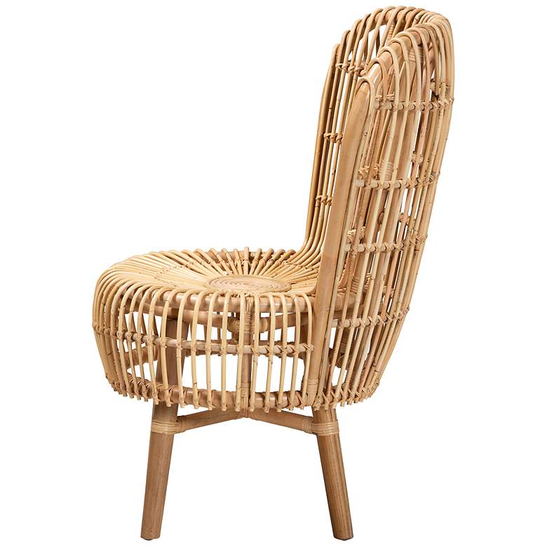 Image 7 Nagoya Natural Brown Rattan Tall Lounge Chair more views
