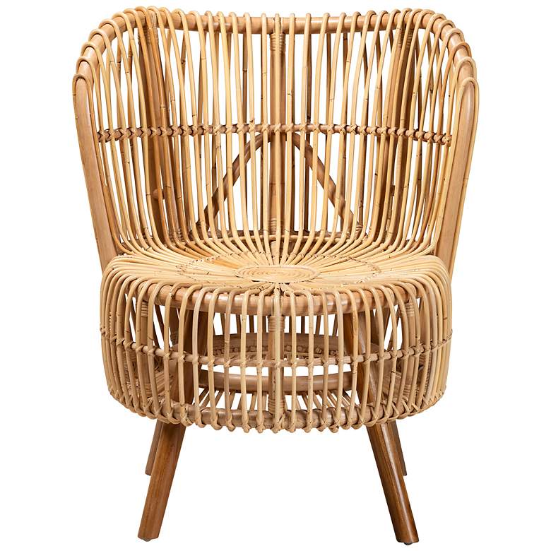 Image 6 Nagoya Natural Brown Rattan Wide Seat Lounge Chair more views