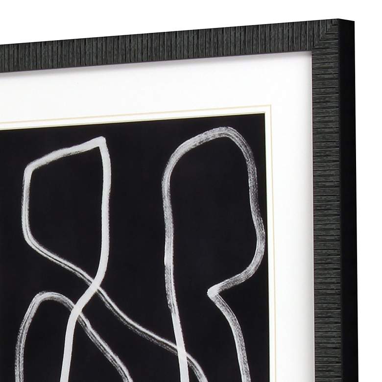 Image 3 Naive Lines 20" Wide 3-Piece Framed Giclee Wall Art Set more views